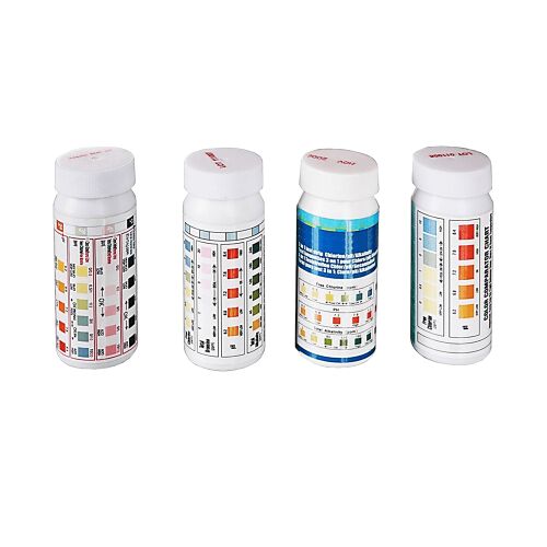 Vízelemző tesztcsíkos, 5 kémiai összetevőre, 50db 128486483