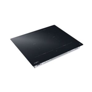 Plita de inducție Whirlpool WTX6019DCF, sticlă neagră, 4 zone, vedere înclinată - Whirlpool