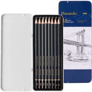 Deli Finenolo 8 db-os fémdobozos vázlatceruza készlet 128488525 - Grafitceruza