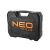 NEO Tools 86 darabos dugókulcs és bit készlet tok