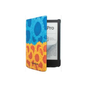 POCKETBOOK e-book tok   PB629, PB634 gyári Tok sunflower print 128490178 - Pocketbook