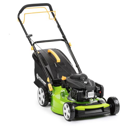 Fieldmann FZR 5112-196 BL selbstfahrender Benzinrasenmäher mit Grasfangkorb