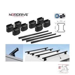 Tetőcsomagtartó Opel Vivaro 2014-Től L1-L2 / H1 180Cm Acél 4 Rúd 128494175 - Tetőcsomagtartó