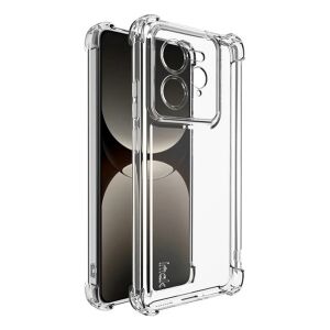 IMAK Átlátszó Szilikon Tok a Realme GT 7 Pro 5G-hez, Ütésálló, Légpárnás Sarok - Imak