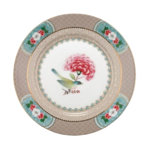 Porcelánový tanier, Pip Studio, Khaki, 17 cm, kolekcia Blushing Birds 128494839