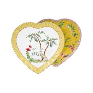 Комплект 2 чинии, сърцевидна, Pip Studio, жълто, 21,5 см, колекция La Majorelle 128494842 - Pip Studio