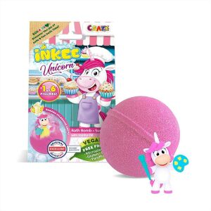 Craze Inkee vegán fürdőgolyó csomag - unikornis figurával, banán aromával