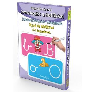 Ismerkedés a betűkkel fejlesztő kártyák - 5-7 éveseknek