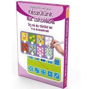 Készülünk az iskolára fejlesztő kártyák - 4-6 éveseknek