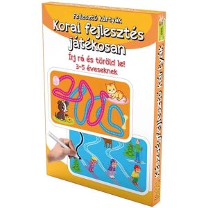 Korai fejlesztés játékosan fejlesztő kártyák - 3-5 éveseknek