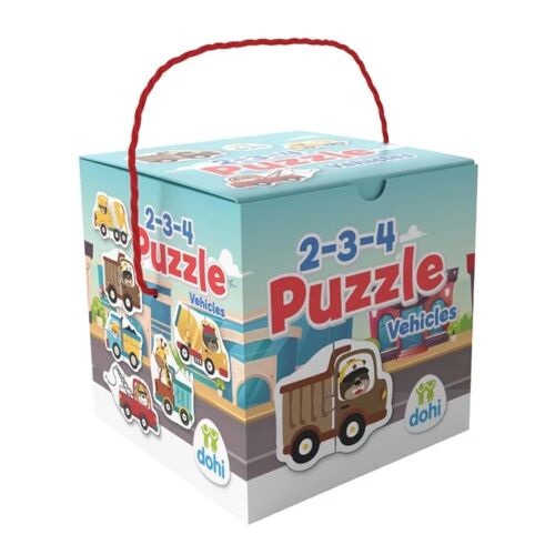 2-3-4 darabos puzzle - Járművek 128495000