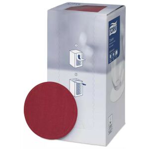 Tork poháralátét burgundi, 8r., 9cm, 250db/csg, 12csg/karton 128495127 - Tork