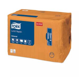 Tork szalvéta Lunch Universal NARANCSSÁRGA 1r., 1/4 hajtás, 33X32cm, 500db/csg, 9csg/karton - KÉSZLETKISÖPRÉS 128495173 - Tork