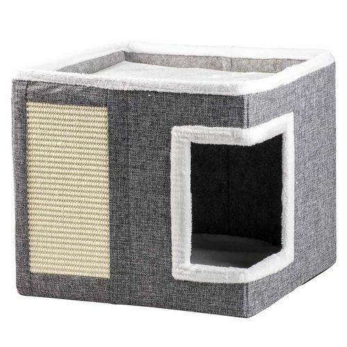 DUVO+ összecsukható textilház macskáknak 39x39x35cm 128495313