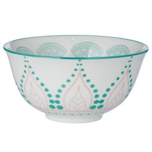 ORNAMENTS tálka 240 ml, zöld-rózsaszín 128501749 - Tál