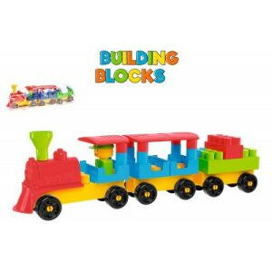 Set cuburi de construit, TechnoK, trenulet 128501766 - TechnoK