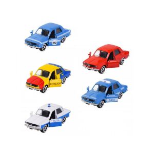 Majorette Dacia 1300 Series 1/64 méretarányú fém kisautó, többféle színben, 5 darabos csomag - Majorette