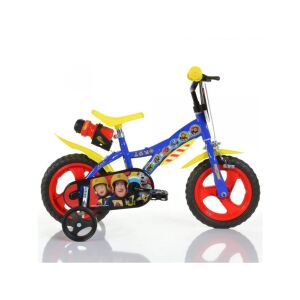 Sam, a tűzoltó 12 colos gyerek bicikli, kék-sárga színben, Dino Bikes - Dino Bikes