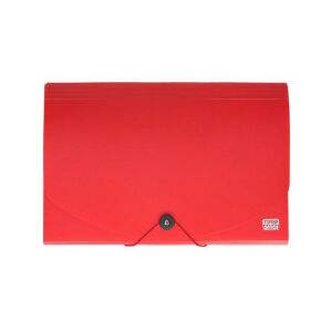 Spirit: Irattartó mappa A4 12 rekeszes piros 128503125 - Harmonika mappa