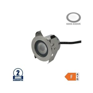1, 3 W LED padlólámpa Inox 24V IP68 meleg fehér/ 593  128505177 - Munkalámpa