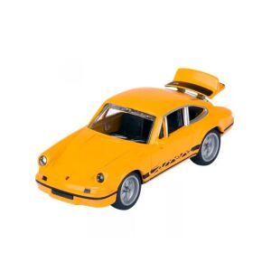 Majorette Porsche 911 Carrera RS 2.7 fém kisautó, sárga, 1/64 méretarány - Majorette