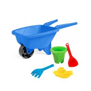 Kis homokozó talicska kék színben kiegészítőkkel - Wader 128506190 - Szabadtéri játék és felszerelés