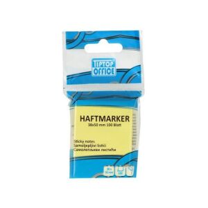 Spirit: Sárga színű öntapadós jegyzettömb 100lapos, 38x50mm 135908425 - Jegyzettömb