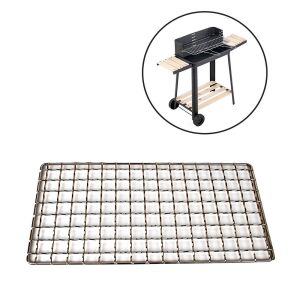 Grillrost, rechteckig, 53,5 x 30,4 cm, Edelstahl, zum Grillen - Gartengrill, Ofenzubehör