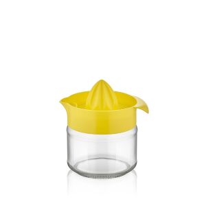 IRIS C-00135 Fresia citromfacsaró üveg tárolóval, sárga - Iris