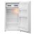 Comfee RCD132WH2 egyajtós hűtőszekrény nyitott ajtóval, belső polcokkal és tárolóhellyel