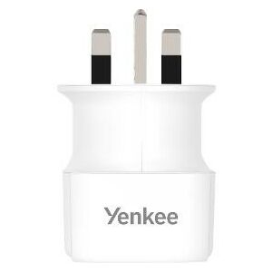 Yenkee YAT UK1 Adapter podróżny EU/UK VIGO, biały adapter podróżny do gniazdek UK - Karta sieciowa