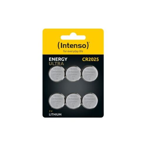 Intenso CR2025 Energy Ultra lítium elemek 6-os csomagban