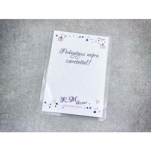 Pedagógus napra narancssárga angyal medálos kulcstartó 128518582