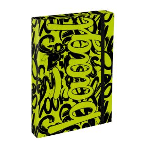 Baagl jumbo füzetbox A4 Lime 128557515 - Füzetbox