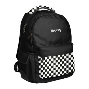 Paso iskolatáska, hátizsák 2 rekeszes kockás - Chessboard 128557662 - Paso