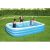 Family enjoying Bestway inflatable pool in backyard setting