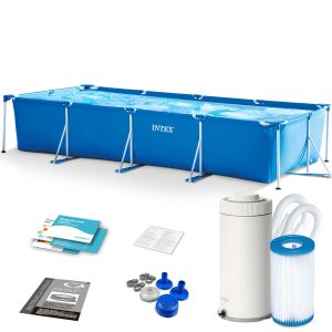 Rack medence 450x220x84cm 10in1 intex 28274 141531387 - Kerti medence