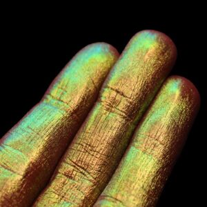 PK46 Multikróm sminkpigment (zöld-réz-lime-türkiz) KAJOL Beauty, 1g