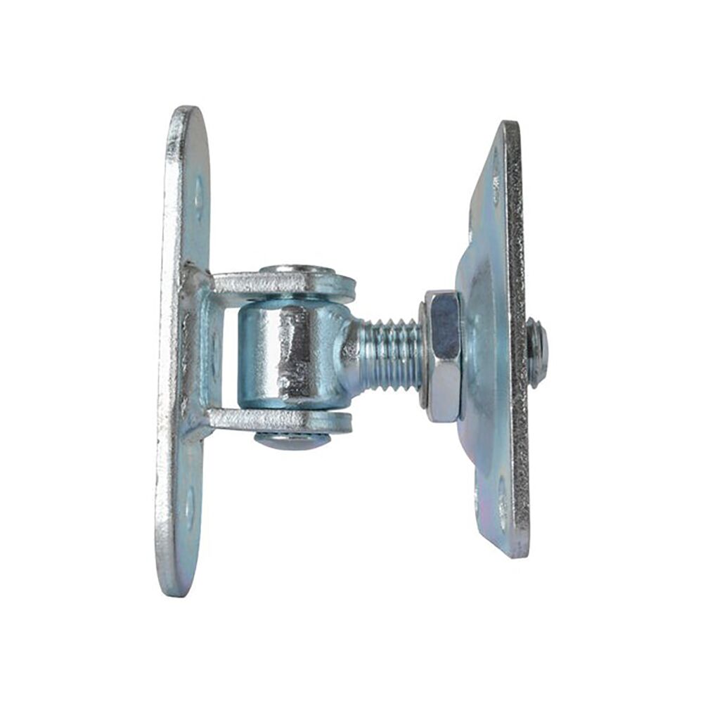 Панта за врата, безшевна, регулируема, M20, поцинкована, с 2 фиксиращи планки