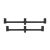 Black Label Carbon 3 botos buzz bar (220mm - 250mm) - Elölnézet