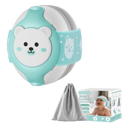 Casti antifonice pentru copii si bebelusi 3-36 luni WePro Store, protectie auditiva in medii zgomotoase, sistem de prindere sigur pentru fontanela, bentita elastica, usor de folosit 136120695