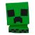 Minecraft Creeper silikonowa lampka nocna, zielona, świecąca, widok z przodu
