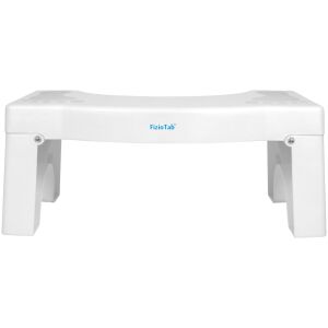 Тоалетна табуретка FizioTab®, бяла, сгъваема, преносима - Свържете се с