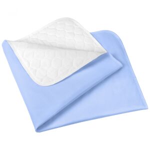 FizioTab® matracvédő, vízálló/újrafelhasználható matracvédő, inkontinenciában szenvedő betegek számára, mosható, 90 x 85 cm, kék 132948202 - Vízhatlan matracvédő