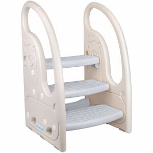 Scarita FizioTab® Alpaka, 3 Trepte, Alb/Gri, pentru Baie, Bucatarie si altele - Baie și îngrijire pentru bebeluși