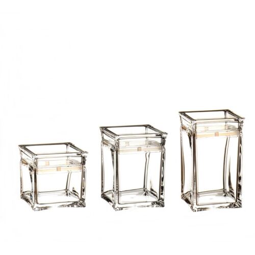 Set recipiente acrilice pentru alimente FizioTab, recipiente transparente etanșe 400ml, 800ml, 1000ml