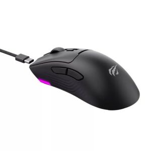 Havit MS966WB Vezeték nélküli RGB Gamer Egér, fekete, vezetékes, USB-C - Havit