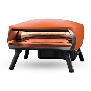 Witt Etna Rotante pizzasütő, narancssárga, forgó pizzakővel, gázüzemű, otthoni használatra - Pizzasütő