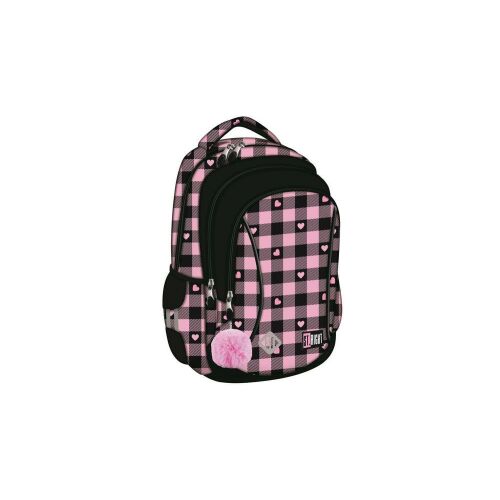 St.Right - Pink Checkered ergonomikus iskolatáska, hátizsák - 3 rekeszes (680373) 128571139