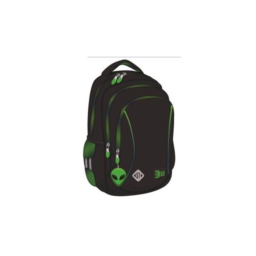 St.Right Green Power ergonomikus iskolatáska, idegen mintával